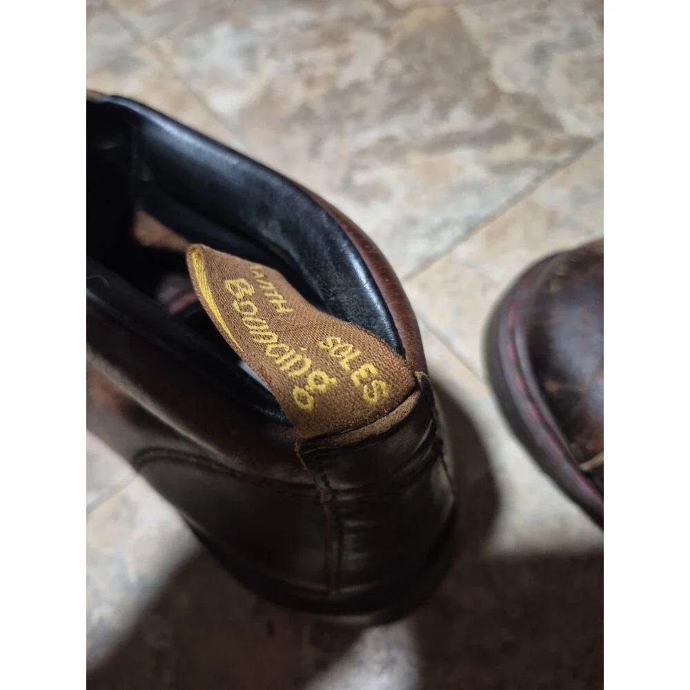 Vintage Dr. Martens Ankle Boots 8287 Brown Men's Size 10 Made in England
